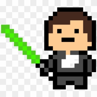 Luke Skywalker - Pixel Art Soldier Tf2, HD Png Download