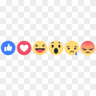 Facebook Live Icons Png - Facebook Reaction Icons, Transparent Png