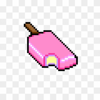 This Is An Ice Lolly Pixel Art I Made I Did However - Pixel Shield Potion Fortnite, HD Png Download