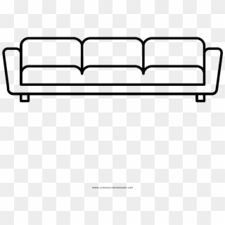 Dibujo Sofa Png - Bench, Transparent Png