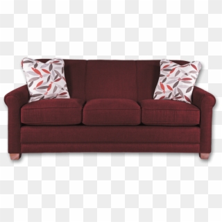 Grey Sofa Burgundy Sofa - Couch, HD Png Download