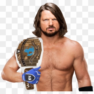 Aj Styles Transparent Background Png - Seth Rollins Wwe Champion 2017, Png Download