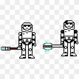 Stormtrooper And Stormtrooper Executioner - Stormtrooper Pixel, HD Png Download