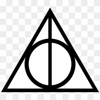 Clip Transparent Download File Deathly Hallows Sign - Triangulo De Harry Potter, HD Png Download