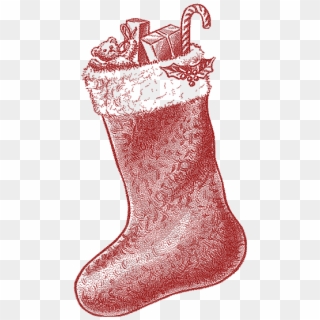 Christmas Sticker - Sock, HD Png Download