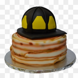 Firefighter Helmet And Hose Cake Toronto - Bánh, HD Png Download