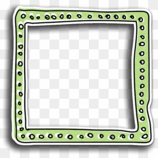 #frame #frames #green #white #border #borders - Doodle Frame Png Transparent, Png Download