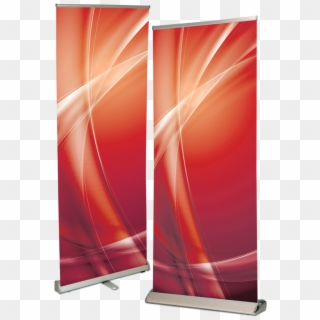 Retractable Banner Stands - Led-backlit Lcd Display, HD Png Download