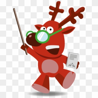 Teacher Reindeer Mascot - Reindeer Teacher, HD Png Download