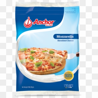 Anchor Mozzarella Shredded Cheese - Anchor Shredded Mozzarella Cheese, HD Png Download