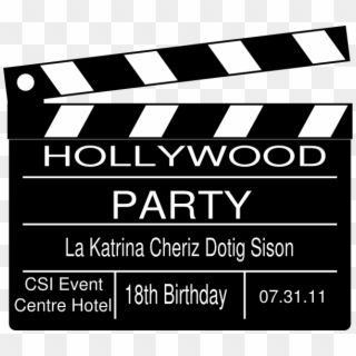 18 Birthday Hollywood Théme, HD Png Download