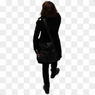 Girl Walking From Behind, Aerial View Interior Design - Girl From Behind Png, Transparent Png