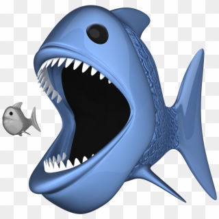 Do You Want To Be A Small Fish, Or A Big Fish - - Big Fish Eating Small Fish Png, Transparent Png