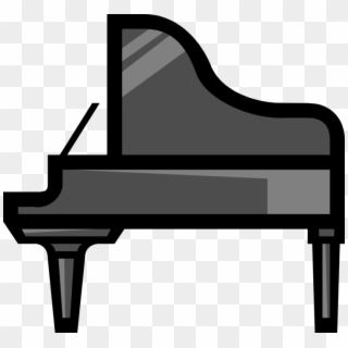 Vector Illustration Of Grand Piano Keyboard Musical, HD Png Download
