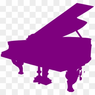Purple Piano Png, Transparent Png