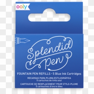 Oly Splendid Fountain Pen Refill - Calligraphy, HD Png Download