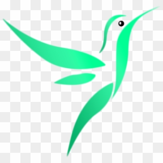 Bird Logo Vector Design Transparent Background - Hummingbird, HD Png Download