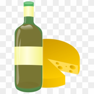 Wine And Big Image Png - Wine And Cheese Graphic, Transparent Png