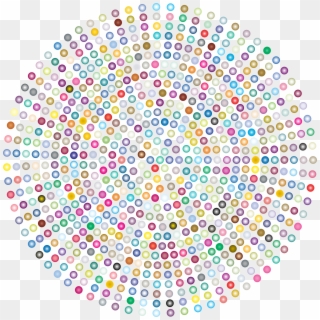 This Free Icons Png Design Of Prismatic Radial Dots - Clip Art, Transparent Png