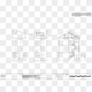 Retrofit Victorian House - Technical Drawing, HD Png Download