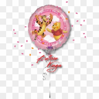 Winnie The Pooh Girl - Winnie The Pooh Its A Girl Balloon, HD Png Download