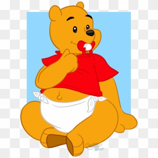 Baby Pooh Bear - Cartoon, HD Png Download - 2500x3000(#3718002) - PngFind