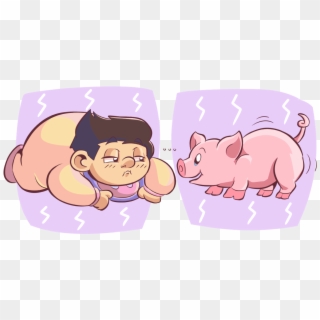 What Is That Pig Up To - Cartoon, HD Png Download