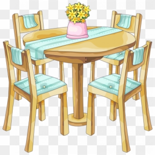 Clipart Dining Table Bg - Dining Room Png Clipart, Transparent Png