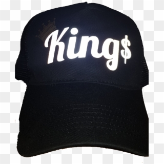 Image Of Black Reflective King$/queen$ Trucker Hat - Baseball Cap, HD Png Download