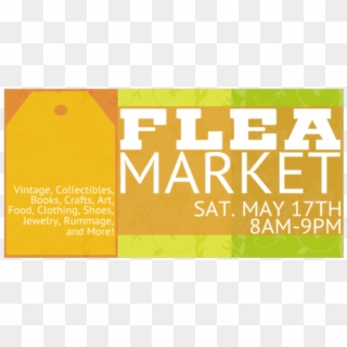 Flea Market Vinyl Banner With Products List On Shopping - Graphic Design, HD Png Download