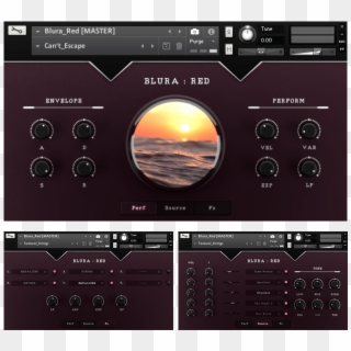 Sound Aesthetics Sampling Blura Red, HD Png Download