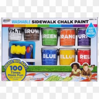 Sidewalk Chalk Paint Super Set - Roseart, HD Png Download