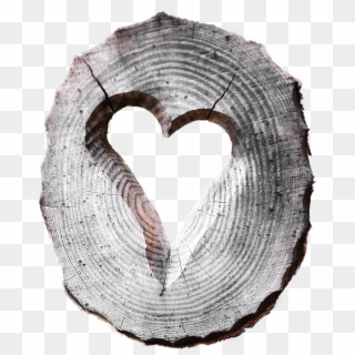 Heart Wood Carved Isolated Of Course - Wood Heart Png, Transparent Png
