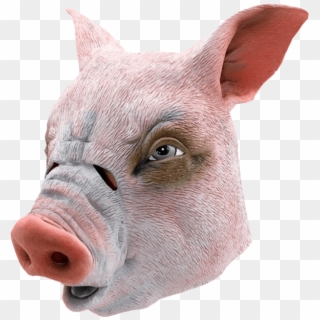 Pig Mask - Latex Animal Masks, HD Png Download