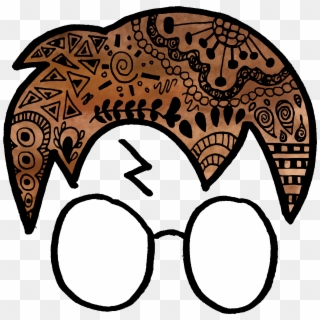 Harry Potter Zentangle - Harry Potter Logos Tattoo, HD Png Download