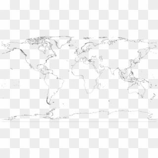 World - Objects - Land - Map, HD Png Download