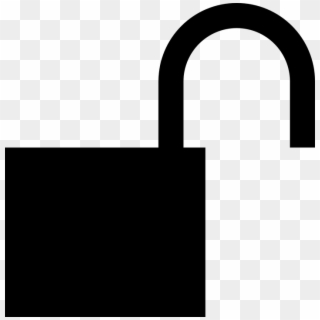 Cadeado Aberto Png - Unlocked Lock Clipart, Transparent Png