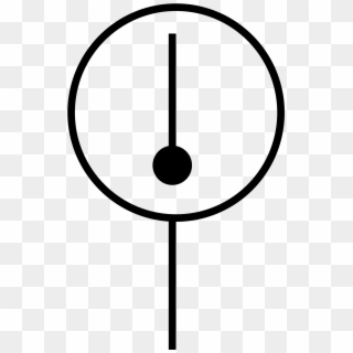 Thermometer Clip Temperature Gauge - Circle, HD Png Download