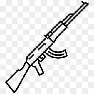 Rifle Outline Icon Png, Transparent Png