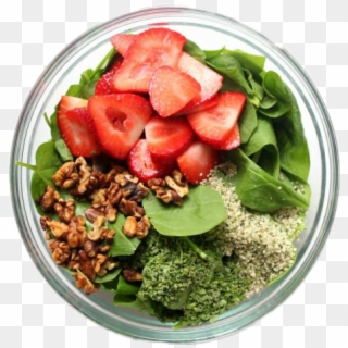 #vegetables #salad #strawberries #bowl #healthy #healthyhabits - Salad Bowl Png, Transparent Png