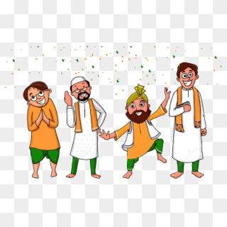 Social Bonding Is Unbreakable In India - Independence Day With Hindu Muslim, HD Png Download