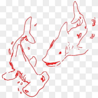 #aesthetic #art #sketch #doodle #shark #sharks #lineart, HD Png Download
