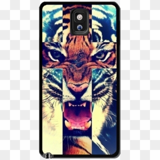 Tiger Roar Samsung Galaxy S3 S4 S5 Note 3 Case - Tiger With Cross, HD Png Download