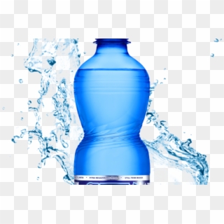 Variety Of Bottled Water - Transparent Water Splatter Png, Png Download