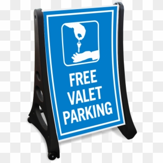 Free Valet Parking Sidewalk Sign - Poster, HD Png Download