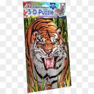 3d Tiger - Tiger Pencil Box, HD Png Download