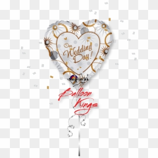 Our Wedding Day - Congratulations On Your Wedding Day Balloons, HD Png Download