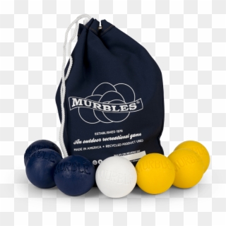 Murbles 2 Player 7 Ball Tournament Set Black Bag With - Bocce, HD Png Download
