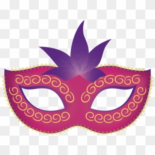 Mascaras De Carnaval - Mascara Com Penas Png, Transparent Png