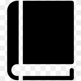 Book Closed With Black Cover Comments - Book Icon Svg, HD Png Download